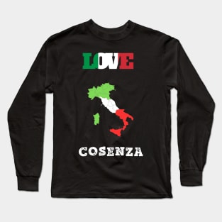 t shirt cosenza - maglietta cosenza Long Sleeve T-Shirt